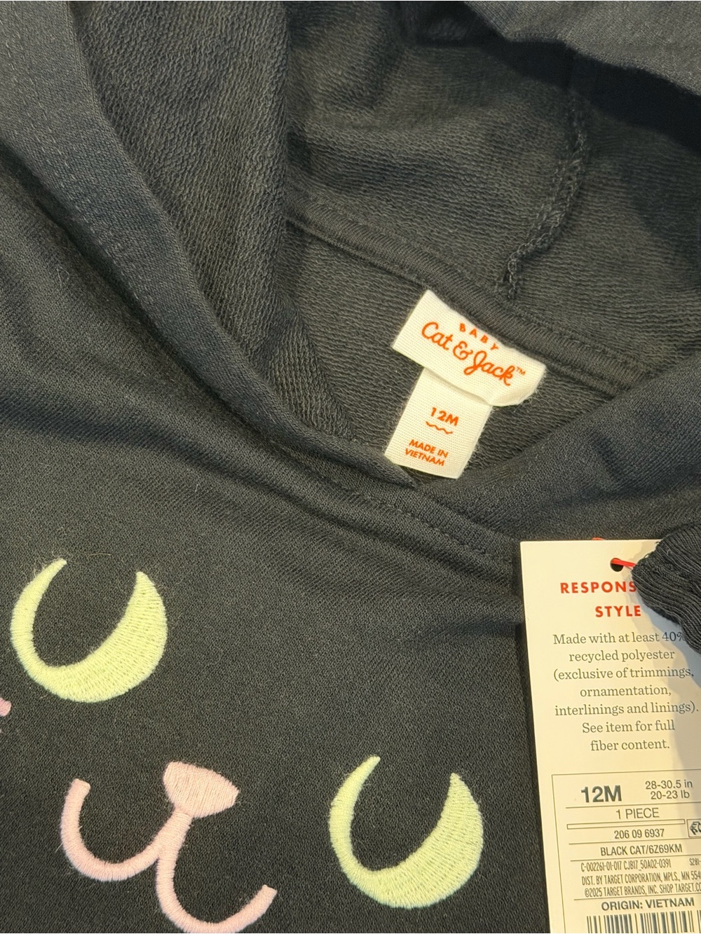 π€π NWT Cat & Jack Halloween Baby Outfit Bundle - Romper - Dress - Sweatsuit ππ€ - Picture 4 of 14